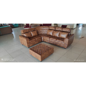 Mosello model corner sofa (leather finish)