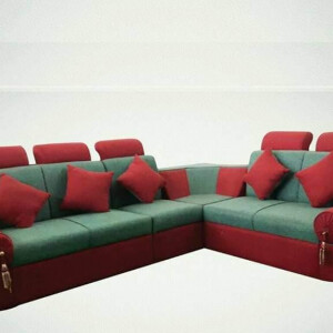 W - Handle Model Corner Sofa Set